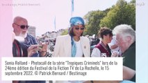 Festival de La Rochelle : Anne Marivin somptueuse en jupe-culotte devant Audrey Fleurot sobre et chic