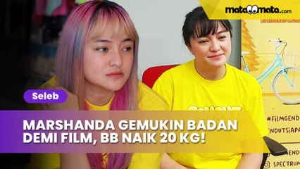 Marshanda Beneran Gemukin Badan demi Film Gendut Siapa Takut, BB Naik 20 Kg!
