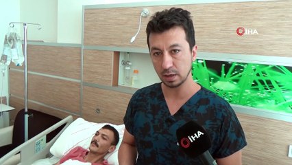 Mesanesinden çıkarılan taşın ağırlığı şoke etti! “Türkiye’de rekor”