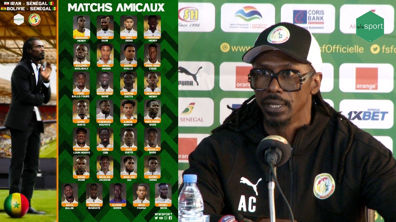 La liste des 29 Joueurs convoqués par Aliou Cissé pour les matchs amicaux
