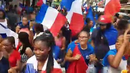 Vidé dans les rues de Cayenne pour la victoire de la France face à l'Argentine