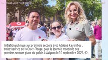 Adriana Karembeu superstar à Avignon : l'ambassadrice de la Croix-Rouge fait sensation en tenue de secouriste