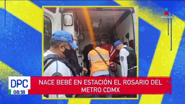 Nace bebé en la estación El Rosario en el Metro de la CDMX