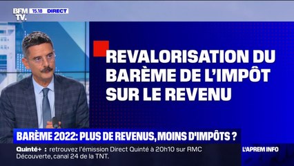Barème 2022: plus de revenus, moins d'impôts?