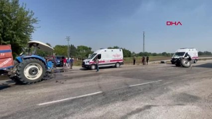 Son dakika gündem: OSMANİYE'DE TRAKTÖR İLE OTOMOBİL ÇARPIŞTI: 1 ÖLÜ, 4 YARALI