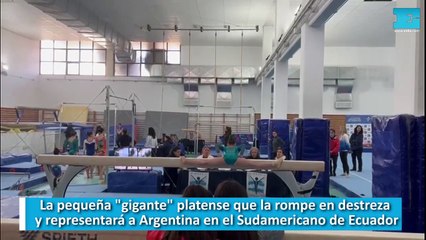 La pequeña gigante platense que la rompe en destreza y representará a Argentina en el Sudamericano de Ecuador