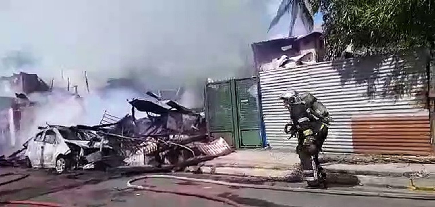 Incendie de la rue Victor-Hugo à Pointe-à-Pitre