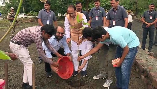CM | SHRI SHIVRAJ SINGH CHOUHAN | PLANTED TREES