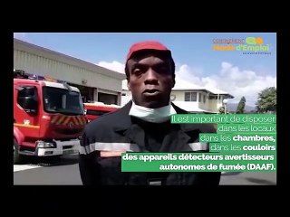 Les conseils des pompiers de Petit-Bourg