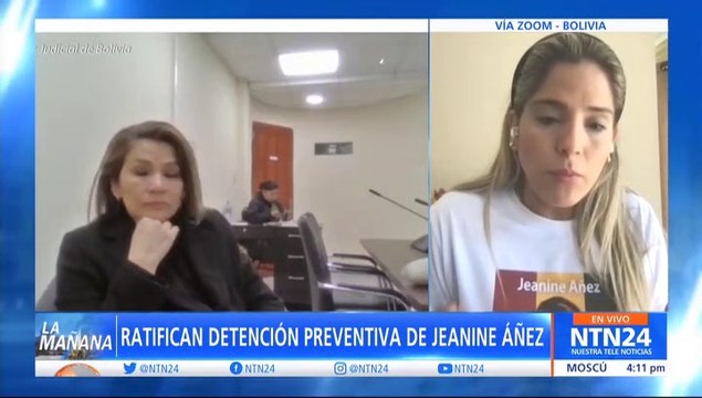 Mi madre vive un linchamiento judicial : hija de Jeanine Áñez