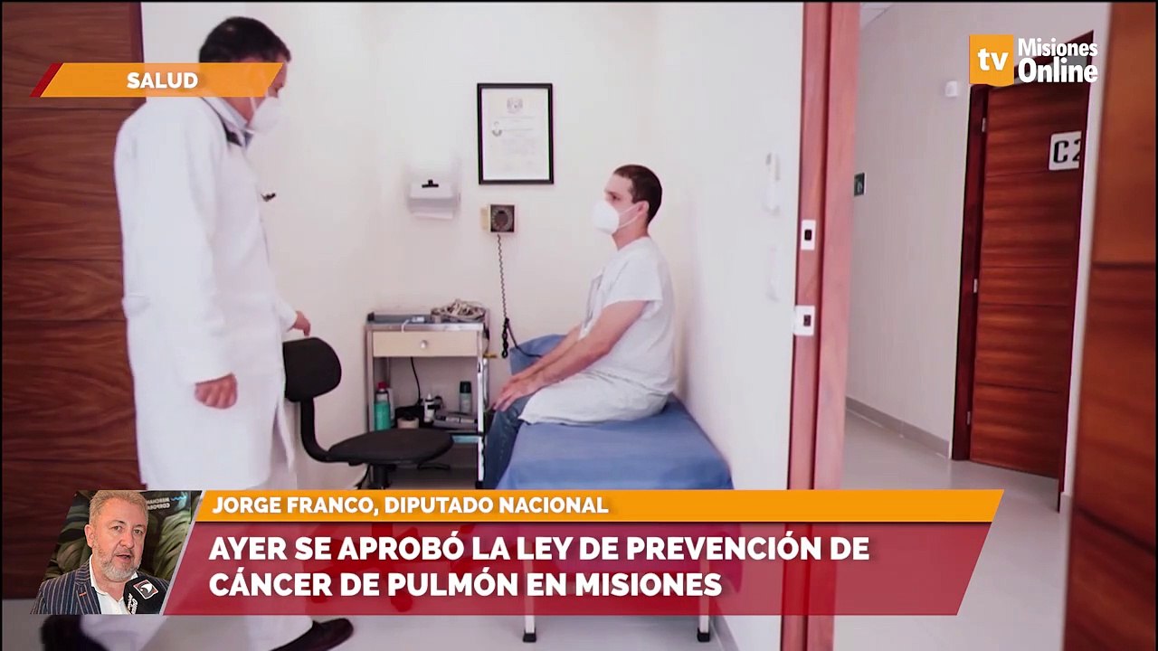 Ayer se aprobó la ley de prevención de cáncer de pulmón en Misiones