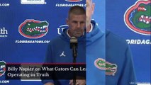 Billy Napier on What Gators Can Learn From Losses  Operating in Truth