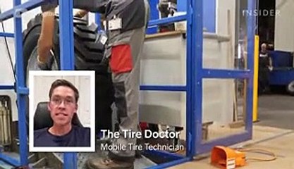 Why foam-filled tires cost up to $10,000