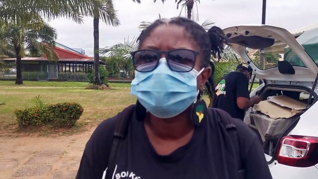 Marche contre l'insécurité à Kourou : les propositions de Trop Violans, avec sa porte-parole, Ivane Goua