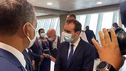 Arrivée du Ministre des Outre-mer en Guadeloupe