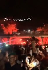 vidé Lamentin sur l'autoroute