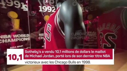 NBA - Un maillot de Michael Jordan vendu 10 millions de dollars aux enchères