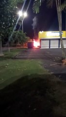 Incendie Abymes Bamy Pneus 26 Avril