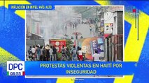 Haití registra protestas violentas ante inseguridad