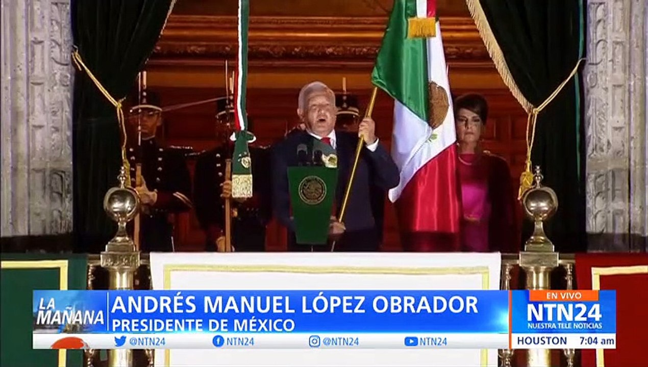 México celebró el Grito de Independencia con masivo evento en la plaza del Zócalo