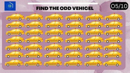 HOW GOOD ARE YOUR EYES #003  | Find The Odd Vehicle Out | Emoji Puzzle Quiz