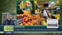 La inflación en Argentina alcanzó 7 % en el mes de agosto