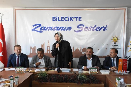 Bilecik haber... AK Parti Genel Başkan Yardımcısı Özlem Zengin Bilecik'te 2023'ünün önemine değindi