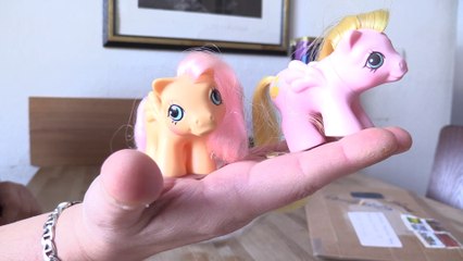 MY LITTLE PONY-UNBOXING PONY POST NEWBORN TWIN PONIES DIBBLES AND NIBBLES