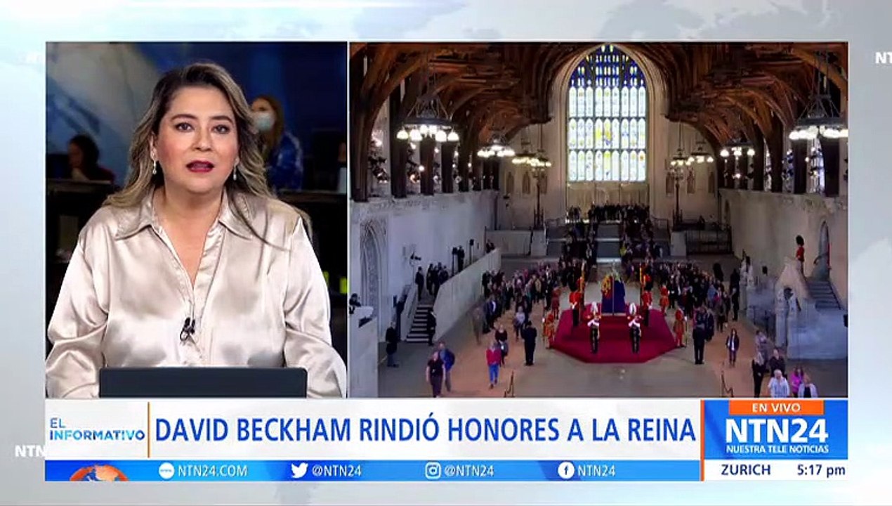 David Beckham hizo 12 horas de fila para despedir a la reina Isabel II