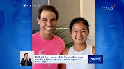 Alex Eala, ikinalungkot ang pagreretiro ni tennis icon Roger Federer | Saksi