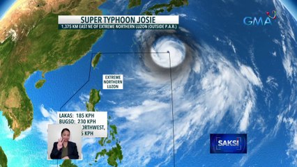 Super typhoon Josie, nakalabas na ng PAR | Saksi