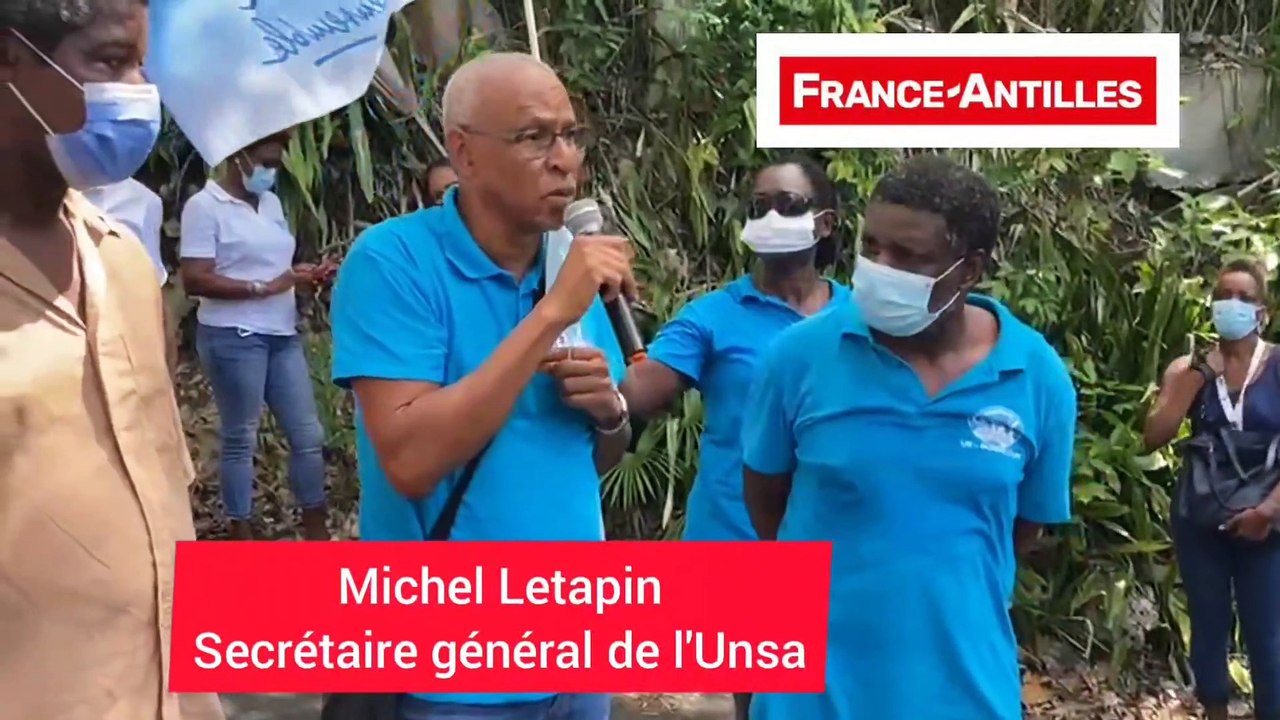 Michel Letapin accueilli par les adhérents de l'Unsa