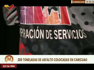 Gobierno de Caracas realizó obras de desmalezamiento, bacheo y alumbrado público en Caricuao