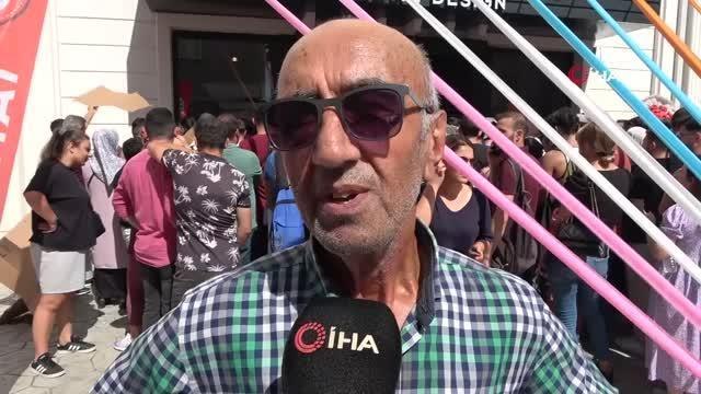 Ordu haber: Ordu'da açılışa özel fiyatlarla ürün satan mağazada izdiham