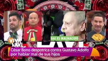 César Bono se va contra Gustavo Adolfo Infante por hablar mal de sus hijos