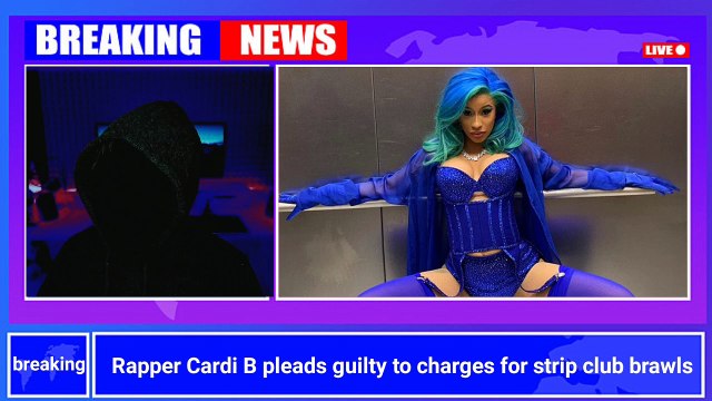 Rapper Cardi B pleads guilty to charges for strip club brawl | breaking news