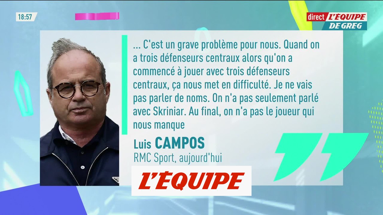 Campos «pas satisfait à 100%» du mercato - Foot - L1 - PSG