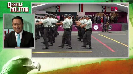 Contingentes de la Guardia Nacional  presentes en el Desfile Militar