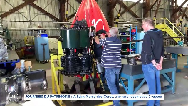 JOURNEES DU PATRIMOINE / À Saint-Pierre-des-Corps, une rare locomotive à vapeur