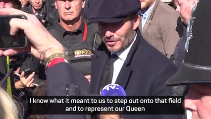 Beckham says opportunity to honour Queen lost by postponements