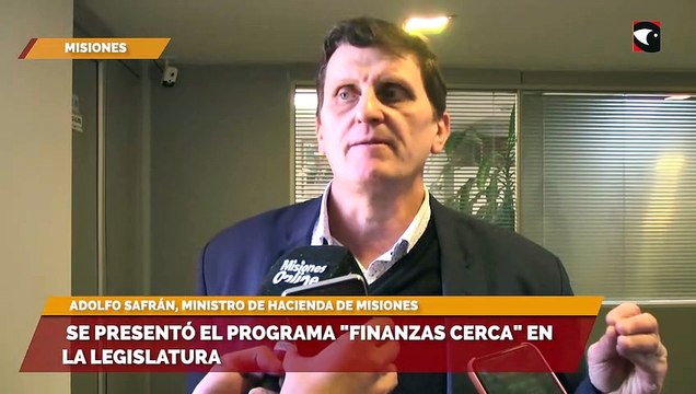 Se presentó el programa Finanzas Cerca en la Legislatura