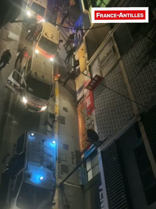 Violences urbaines Pointe-à-Pitre 20 janvier 2022