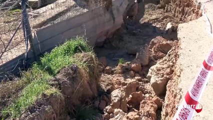 La Mejana de Tudela afectada por las riadas de diciembre