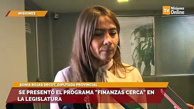 Se presentó el programa Finanzas Cerca en la Legislatura