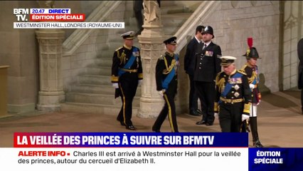 Les enfants d’Elizabeth II se recueillent devant son cercueil à Londres