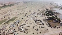 Son dakika gündem: AFAD, kurduğu çadırlarla Pakistanlı selzedelere gölge oldu