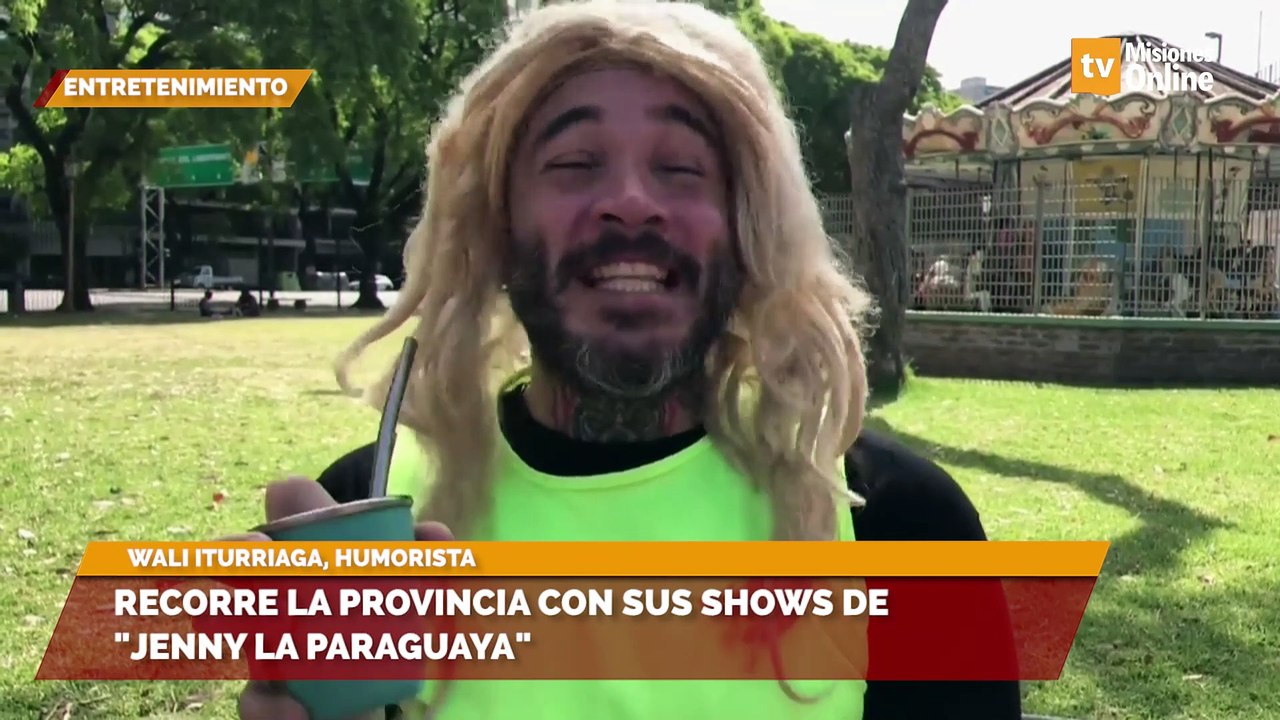 Recorre la provincia con sus shows de "Jenny la paraguaya"