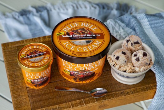 Blue Bell Releases New Salted Caramel Brownie Ice Cream Flavor For Fall