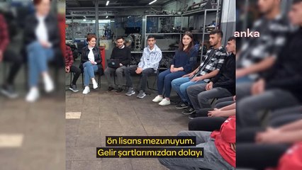 Meral Akşener'in 'yurt dışına gider misin?' diye sorduğu öğrenci: Koşa koşa giderim
