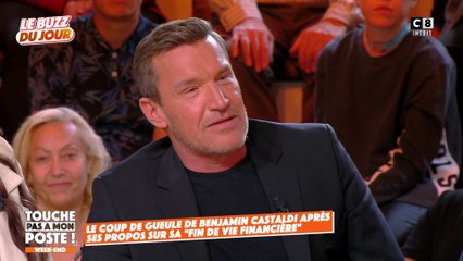 "Fin de vie financière" : Benjamin Castaldi revient sur ses propos dans TPMP